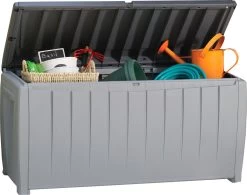 Keter Novel Opbergbox - 340L - 124x55x62.5cm - Grijs 16 Keter Novel Opbergbox - 340L - 124x55x62.5cm - Grijs -Gardena Winkel 1200x948
