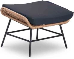 BUITEN Living Dex Wicker Loungestoel Tuin Incl. Wicker Voetenbank | Wicker + Aluminium | Bamboe Antraciet 19 BUITEN Living Dex Wicker Loungestoel Tuin Incl. Wicker Voetenbank | Wicker + Aluminium | Bamboe Antraciet -Gardena Winkel 1200x951