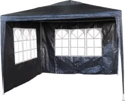 Garden Royal Partytent 3x3m Grijs Met 2 Zijwanden