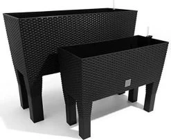 Prosperplast Kunststof Rato Plantenbak Op Poten Met Irrigatiesysteem Antraciet 80 X 33 X 62 Cm - 72 Liter - Balkonbakken/bloembakken 18 Prosperplast Kunststof Rato Plantenbak Op Poten Met Irrigatiesysteem Antraciet 80 X 33 X 62 Cm - 72 Liter - Balkonbakken/bloembakken -Gardena Winkel 1200x979 3