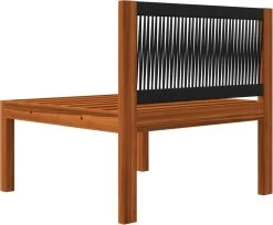 Decoways - 5-delige Loungeset Met Kussens Massief Acaciahout Crèmekleurig -Gardena Winkel 1200x991 1