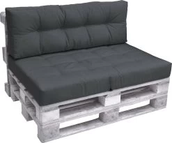 Beautissu Eco Elements Palletkussen – Rugkussen 120x40x15 Cm Voor Palletbank - Kussen Graphiet Grijs - Palletkussens In Matraskussen Kwaliteit -Gardena Winkel 1200x995 4