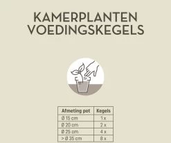 Pokon Kamerplanten Voedingskegels - 10st - Plantenvoeding - 6 Maanden Voeding -Gardena Winkel 1200x999