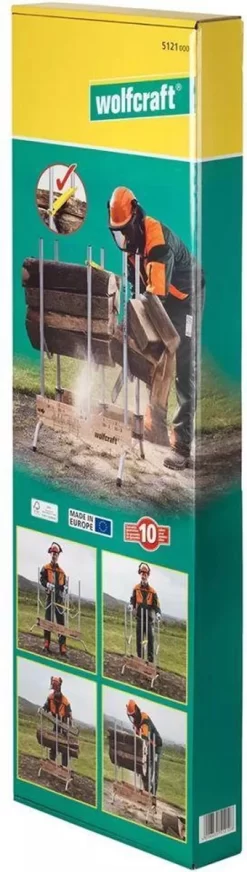 Wolfcraft - Professionele Zaagbok - Voor Kettingzaag - Hout - Opbouwbare, Stabiele Zaagbok Voor Brandhout - 5121000 - 10 JAAR GARANTIE -Gardena Winkel 340x1200 1