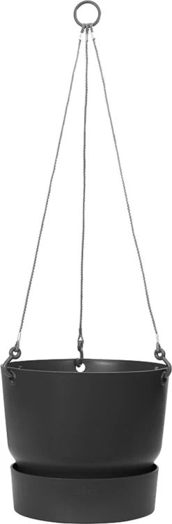 Elho Greenville Hangschaal 24 - Bloempot Voor Balkonbuiten - Ø 23.5 X H 20.5 Cm - Zwart/Living Black 12 Elho Greenville Hangschaal 24 - Bloempot Voor Balkonbuiten - Ø 23.5 X H 20.5 Cm - Zwart/Living Black -Gardena Winkel 394x1200