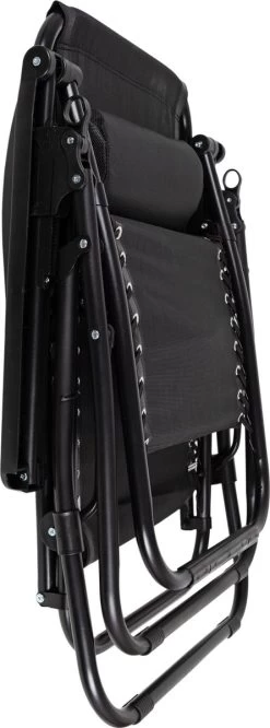 Luxe Ligstoel Met Hoofdsteun & Voetsteun - Verstelbare Rugleuning - Zonnebed Relaxstoel Voor Tuin/Terras/Strand/Balkon/Zwembad/Camping - Inklapbaar - Weerbestendig - Zwart 14 Luxe Ligstoel Met Hoofdsteun & Voetsteun - Verstelbare Rugleuning - Zonnebed Relaxstoel Voor Tuin/Terras/Strand/Balkon/Zwembad/Camping - Inklapbaar - Weerbestendig - Zwart -Gardena Winkel 445x1200