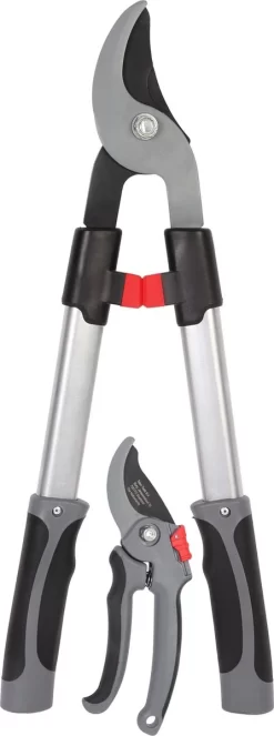 Talen Tools - Snoeiset 2-delig - Takkenschaar En Snoeischaar - Koolstofstaal - Hoogwaardige Kwaliteit