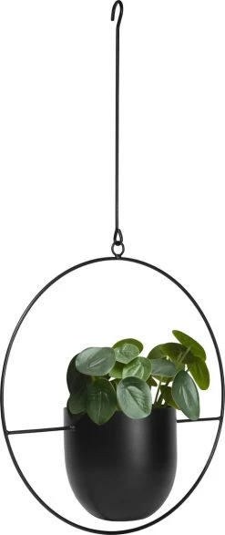 QUVIO Bloempot Hangend / Bloempotten Voor Binnen / Bloempotten / Bloempot Binnen / Bloempot Met Ophanghaak - Metaal -Gardena Winkel 505x1200