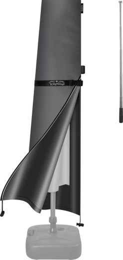 Kingsleeve Parasolhoes Tot Ø 330cm - Weerbestendig Robuust - Grijs -Gardena Winkel 570x1200