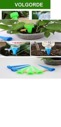 Plant Bewateringssysteem - 12 Stuks - Bewateringsyteem - Watergeefsysteem - Plantenbol - Automatische Gieter - Water Druppelaar - Druppelsysteem - Bewateringssysteem - Druppel Systeem - Water Geef Systeem - Plantenbol -Gardena Winkel 582x1200