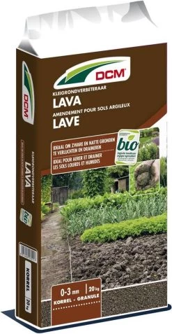DCM Kleigrondverbeteraar Lava: Vulkanische Lavakorrel 20kg