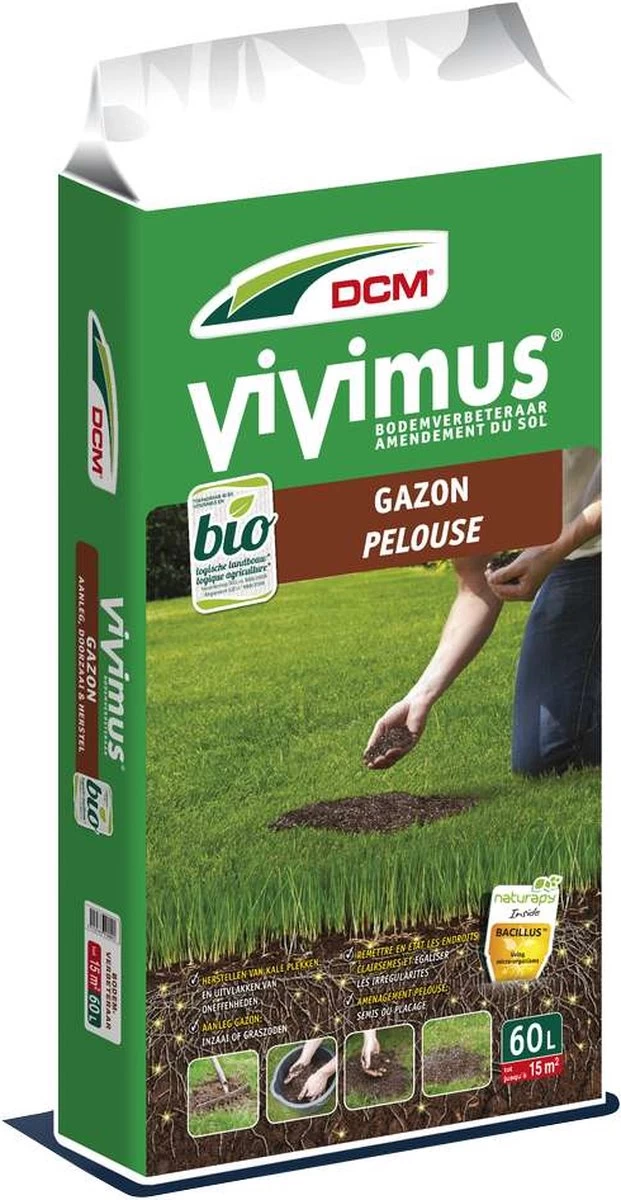DCM Vivimus® Gazon 60ltr 1 DCM Vivimus® Gazon 60ltr