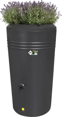 Elho Green Basics Regenton - Regenton - Living Black - Buiten - 200 Liter 30 Elho Green Basics Regenton - Regenton - Living Black - Buiten - 200 Liter -Gardena Winkel 635x1200