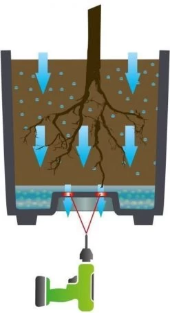 EDA Plantenbak - Bloembak - 46L - 78,5 X 29,5 X 60 Cm - Antraciet 4 EDA Plantenbak - Bloembak - 46L - 78,5 X 29,5 X 60 Cm - Antraciet -Gardena Winkel 654x1200