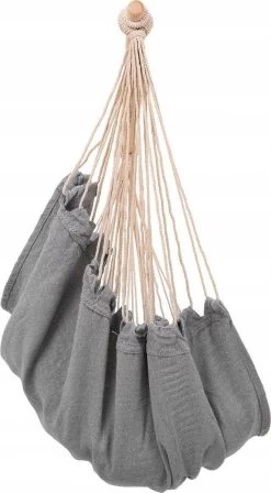 RENALUX Hangstoel Buiten En Binnen - Hangstoel Voor Binnen - Hangstoel Zonder Standaard - Hangstoel Cocoon - Gratis 2 Zachte Kussens - 150 KG - Grijs -Gardena Winkel 661x1200