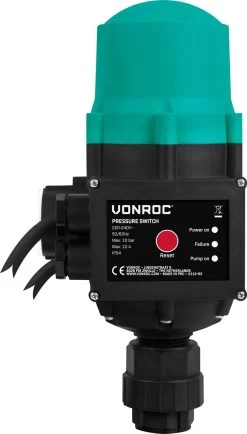VONROC Hydrofoorpomp / Automatische Pomp - 1000W - 3500l/h - Met Drukschakelaar - Droogloopbeveiliging - Voor Besproeien En Huishoudwater 10 VONROC Hydrofoorpomp / Automatische Pomp - 1000W - 3500l/h - Met Drukschakelaar - Droogloopbeveiliging - Voor Besproeien En Huishoudwater -Gardena Winkel 683x1200