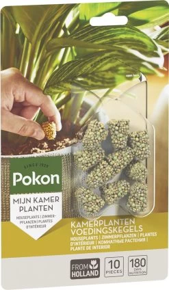 Pokon Kamerplanten Voedingskegels - 10st - Plantenvoeding - 6 Maanden Voeding -Gardena Winkel 699x1200