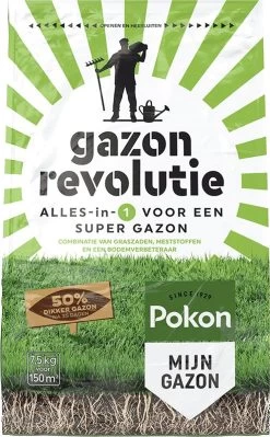 Pokon Gazon Revolutie - 7,5kg - Gazonmest / Graszaad / Bodemverbeteraar - Geschikt Voor 150m² - Binnen 15 Dagen Resultaat 11 Pokon Gazon Revolutie - 7,5kg - Gazonmest / Graszaad / Bodemverbeteraar - Geschikt Voor 150m² - Binnen 15 Dagen Resultaat -Gardena Winkel 743x1200 1