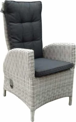 Menorca Dining Tuinstoel Verstelbaar Wit Grijs -Gardena Winkel 753x1200 2