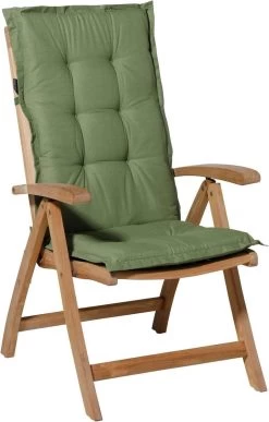 Madison Tuinstoelkussen Hoge Rug Basic Groen -Gardena Winkel 765x1200