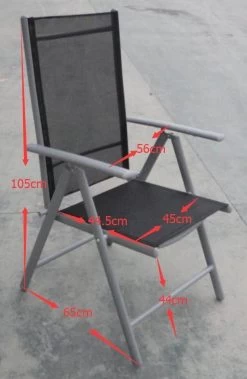 Tuinstoel Standenstoel Aluminium Antraciet 7 Standen Per 2 Stuks -Gardena Winkel 782x1200