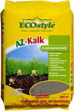 ECOstyle AZ Kalk Micro Korrel – Voor Gazon, Sier- En Moestuin - Corrigeert Zuurgraad Direct En Langdurig - Werkt Tegen Mos - CO2-Neutraal – 265 M² - 20 KG -Gardena Winkel 794x1200 6