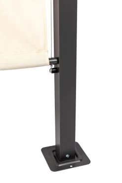 MaxxGarden Pergola - Partytent - Tuinpaviljoen Met één Gesloten Zijkant - 3x3x2,3 M - Cream -Gardena Winkel 799x1200 10