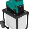 VONROC Stille Hakselaar/Shredder 2800W – Voor Takken Tot Ø45mm – Incl. 60L Opvangbak & Duwstok