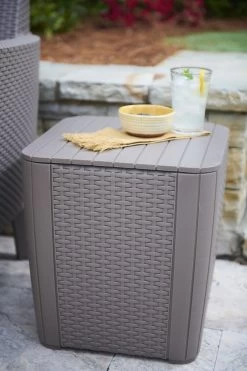 ALLIBERT Keter Luzon Opbergtafel - 39x39x43cm - Donkergrijs -Gardena Winkel 800x1200 22