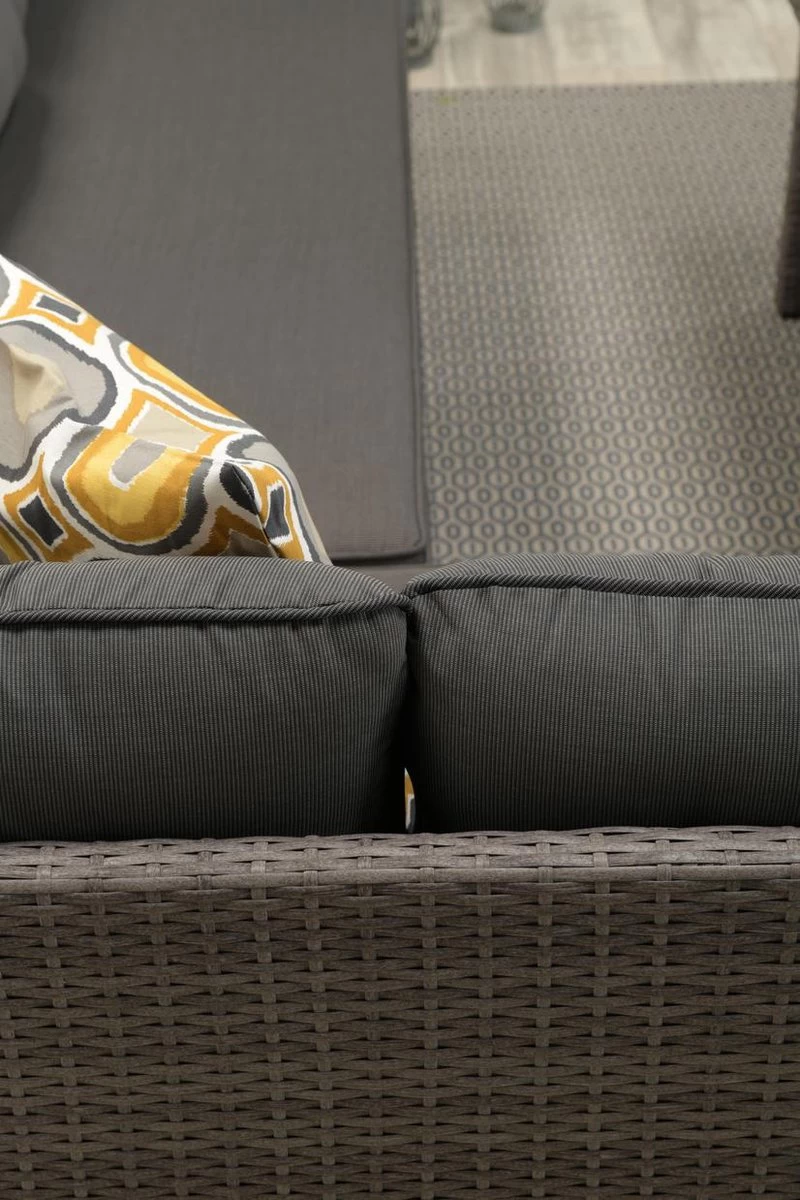 Garden Impressions Lapa Lounge Dining Set 5-delig - Wicker - Grijs 11 Garden Impressions Lapa Lounge Dining Set 5-delig - Wicker - Grijs - Afbeelding 11