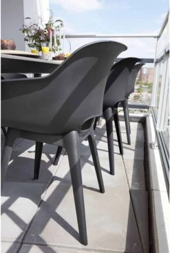 Allibert Akola Tuinstoelen - 2 Stuks -56,5x55x80cm - Donkergrijs -Gardena Winkel 806x1200 1