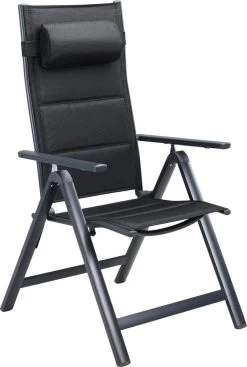 Casaria Tuinstoel Aluminium - 2 Stuks Inklapbaar - Antraciet -Gardena Winkel 808x1200 1