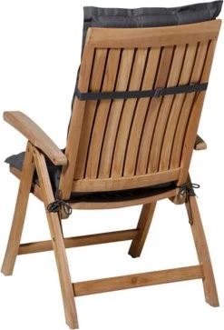 Madison - Tuinkussen - Hoge Rug - 123 X 50cm - Panama Grijs - Standenstoel -Gardena Winkel 816x1200