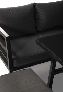 Merkloos Rocco | Loungeset Hoekset Tuinset | Aluminium| Hoekbank, Tuinbank, Tuintafel | 8 Zitplaatsen -Gardena Winkel 820x1200 1