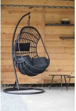 Hangstoel Sturdy Frame Zwart -Gardena Winkel 820x1200