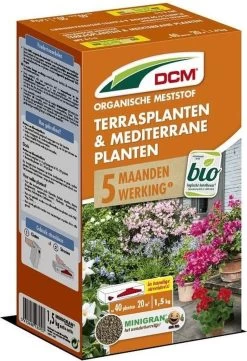 DCM Meststof Terrasplanten & Mediterrane Planten (1,5KG) 3 DCM Meststof Terrasplanten & Mediterrane Planten (1,5KG) -Gardena Winkel 820x1200 3