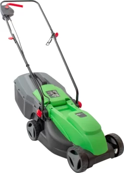 Profeco Elektrische Grasmaaier 1000W - Grasmaaimachine Met 320mm Maaibreedte En Instelbare Maaihoogte - Incl. 30 Liter Opvangbak