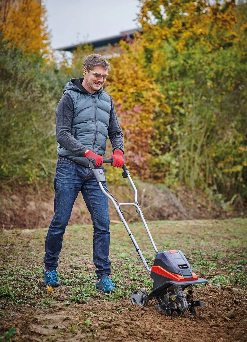 Einhell Accu Grondfrees GE-CR 30 Li-Solo Power X-Change (Li-Ion - 36 V - 30 Cm Werkbreedte - 20 Cm Werkdiepte - Robuuste Hakmessen - 2-punts Veiligheidsschakelaar - Zonder Accu En Lader) 9 Einhell Accu Grondfrees GE-CR 30 Li-Solo Power X-Change (Li-Ion - 36 V - 30 Cm Werkbreedte - 20 Cm Werkdiepte - Robuuste Hakmessen - 2-punts Veiligheidsschakelaar - Zonder Accu En Lader) - Afbeelding 9