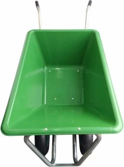 Kruiwagen Met Dubbel Luchtwiel Stal Eco Groen 160 Liter -Gardena Winkel 893x1200 2