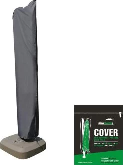 MaxxGarden Parasolhoes - Afdekhoes Voor Zweefparasol - Beschermhoes - 200-400 Cm - Met Rits En Trekkoord - Zwart -Gardena Winkel 896x1200