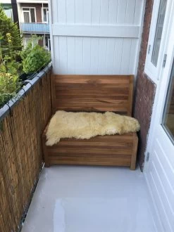 Kleine Teakhouten Tuinbank Met Opbergruimte - 100 X 60 X 90 Cm - Duurzaam Teakhout - Blijft Strak En Mooi - Sterke Constructie Om Lang Mee Te Gaan -Gardena Winkel 899x1200 1