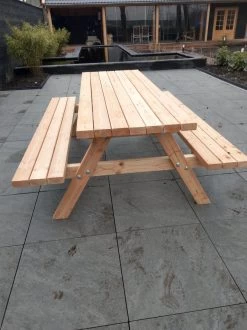 Douglas Geschaafd Picknicktafel 200 Cm Lang Houtdikte 45mm -Gardena Winkel 899x1200 7