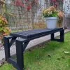 Tuinbank Design 2023 - 150CM - Grenen Hout - Zwart