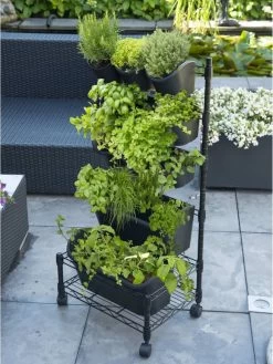Nature - Mobiel Verticaal Tuinieren - H97 X 44 X 32,5cm - Complete Set -Gardena Winkel 902x1200 2