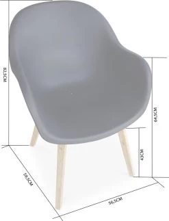 Alice's Garden Kuipstoelen CELEBES - Set Van 4 - Acacia En Kunststof - Grijs 9 Alice's Garden Kuipstoelen CELEBES - Set Van 4 - Acacia En Kunststof - Grijs -Gardena Winkel 918x1200