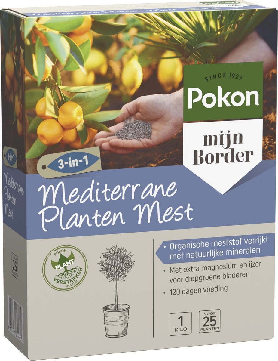 Pokon Mediterrane Planten Mest - 1kg - Meststof - 3-in-1 Werking 5 Pokon Mediterrane Planten Mest - 1kg - Meststof - 3-in-1 Werking - Afbeelding 5