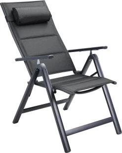 Casaria Tuinstoel Aluminium - 2 Stuks Inklapbaar - Antraciet -Gardena Winkel 959x1200 5