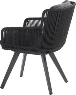 4 Seasons Outdoor 4SO Armstoel Flores Anthracite - 1 Stuk -Gardena Winkel 964x1200