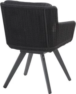 4 Seasons Outdoor 4SO Armstoel Flores Anthracite - 1 Stuk -Gardena Winkel 973x1200