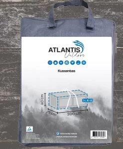 Opbergtas Voor Tuinmeubelkussens - 200 X 75 X 60 Cm (4 – 6 Lounge- Tuinkussens) - Grijs / Antraciet -Gardena Winkel 992x1200 1